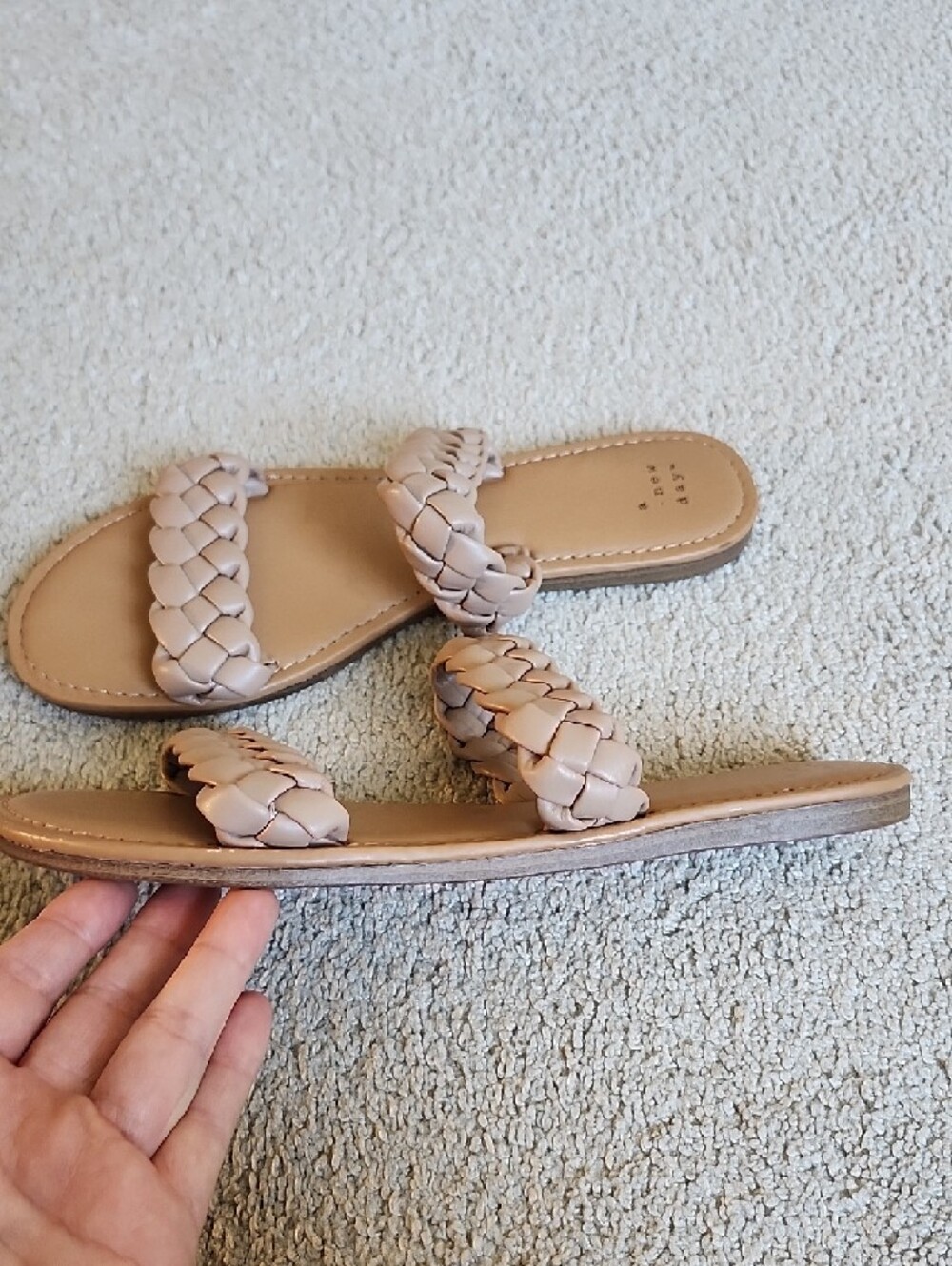 a new day Braided Double-Strap Slide Sandal - Blush - Picture 3 of 6